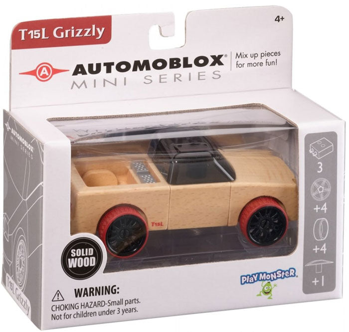 Mini T15L Grizzly em madeira Automoblox