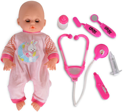 Boneca 36 cm com kit médico Tutu Love