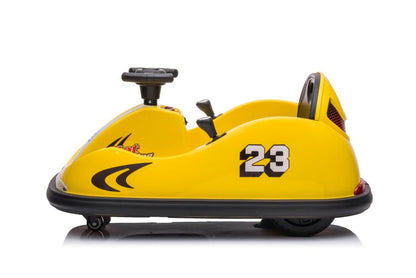 Carro elétrico GTS1166 amarelo