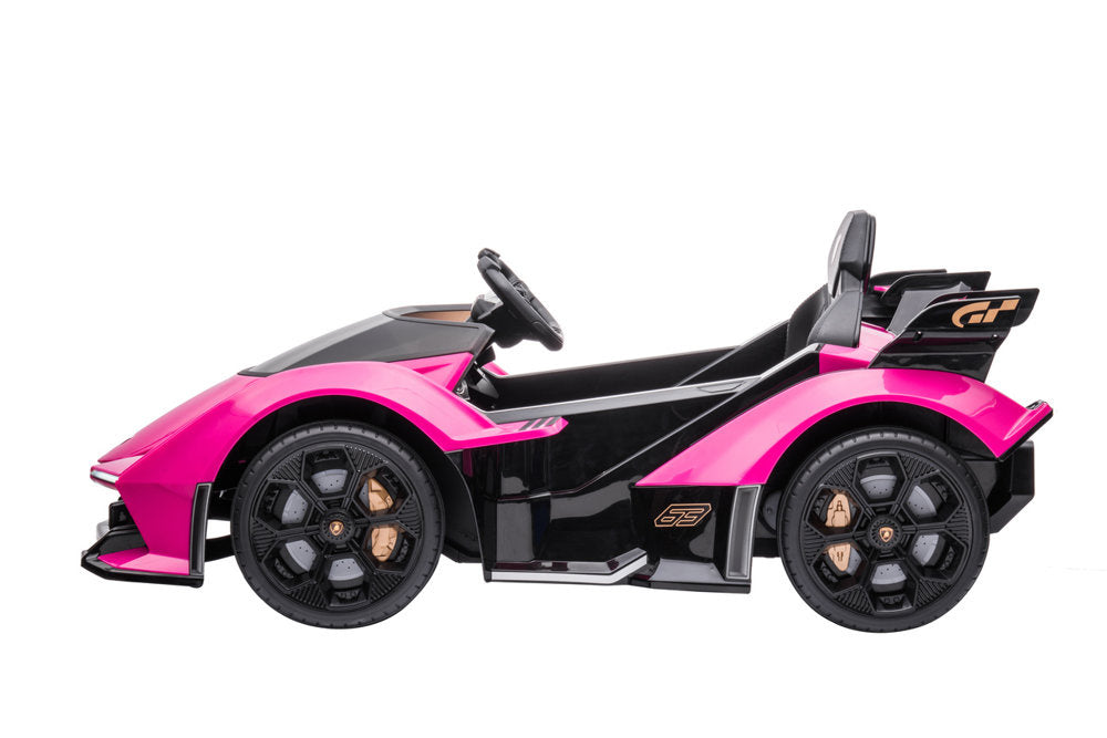 Carro elétrico Lamborghini GT HL528 rosa