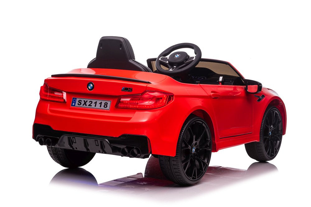 Carro elétrico BMW M5 Drift vermelho