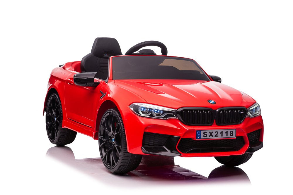 Carro elétrico BMW M5 Drift vermelho