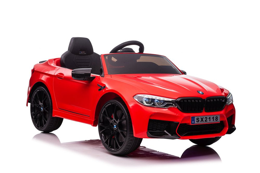 Carro elétrico BMW M5 Drift vermelho
