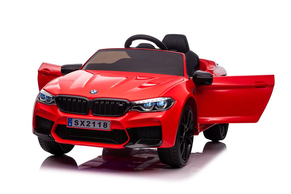 Carro elétrico BMW M5 Drift vermelho