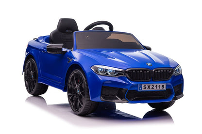 Carro elétrico BMW M5 Drift azul