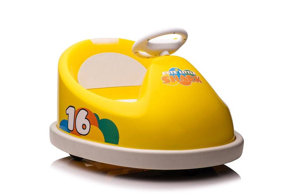 Carro elétrico XMX621 amarelo