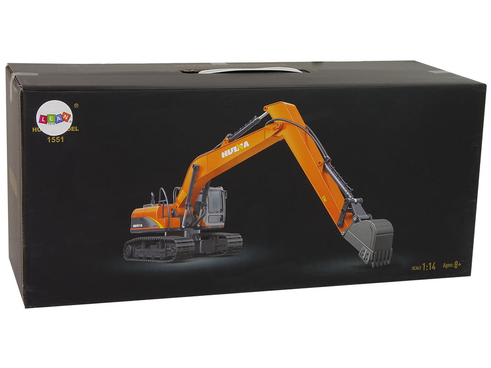 Escavadora crawler telecomandada 2.4GHz luzes 15 funções