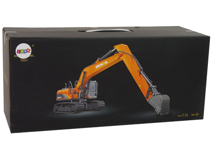 Escavadora crawler telecomandada 2.4GHz luzes 15 funções