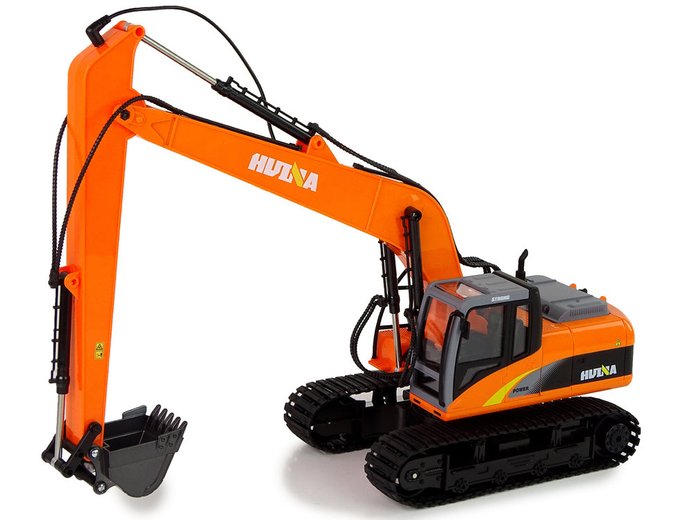 Escavadora crawler telecomandada 2.4GHz luzes 15 funções