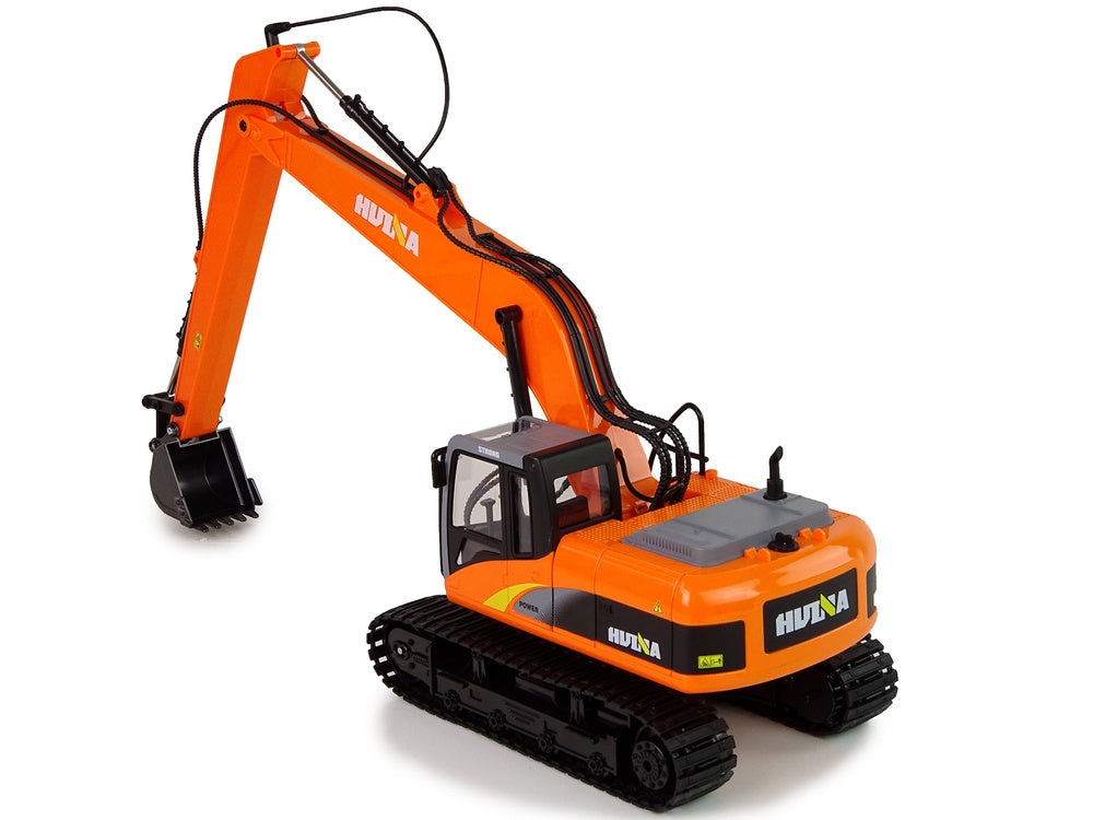 Escavadora crawler telecomandada 2.4GHz luzes 15 funções