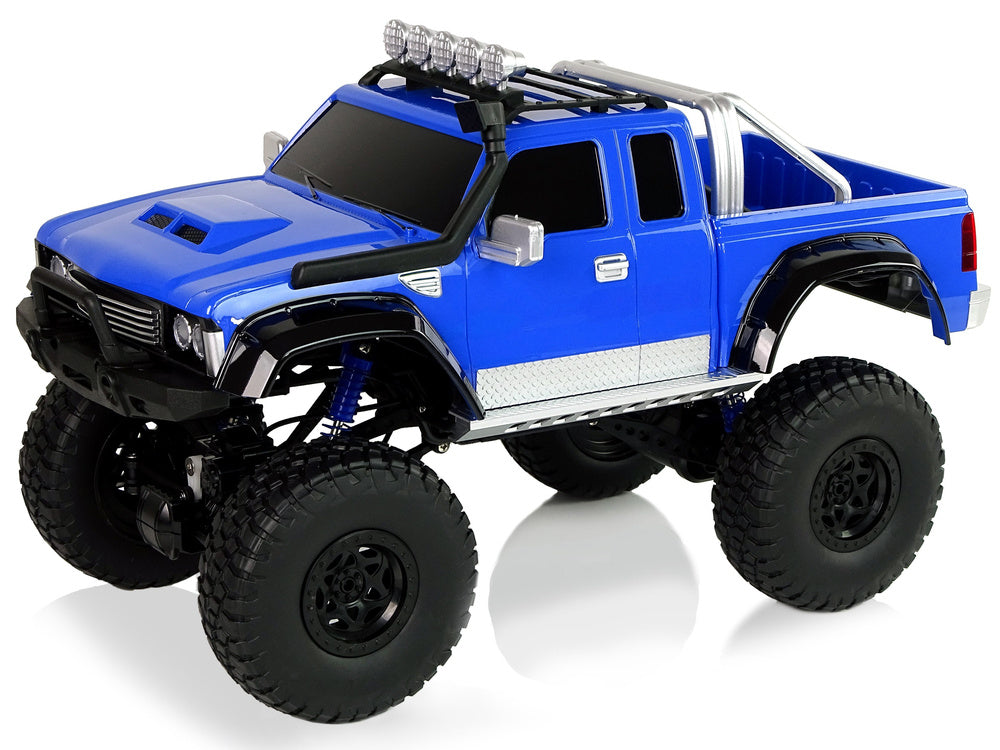 Carro telecomandado todo-o-terreno 4x4 azul 1:8