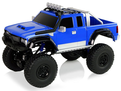 Carro telecomandado todo-o-terreno 4x4 azul 1:8