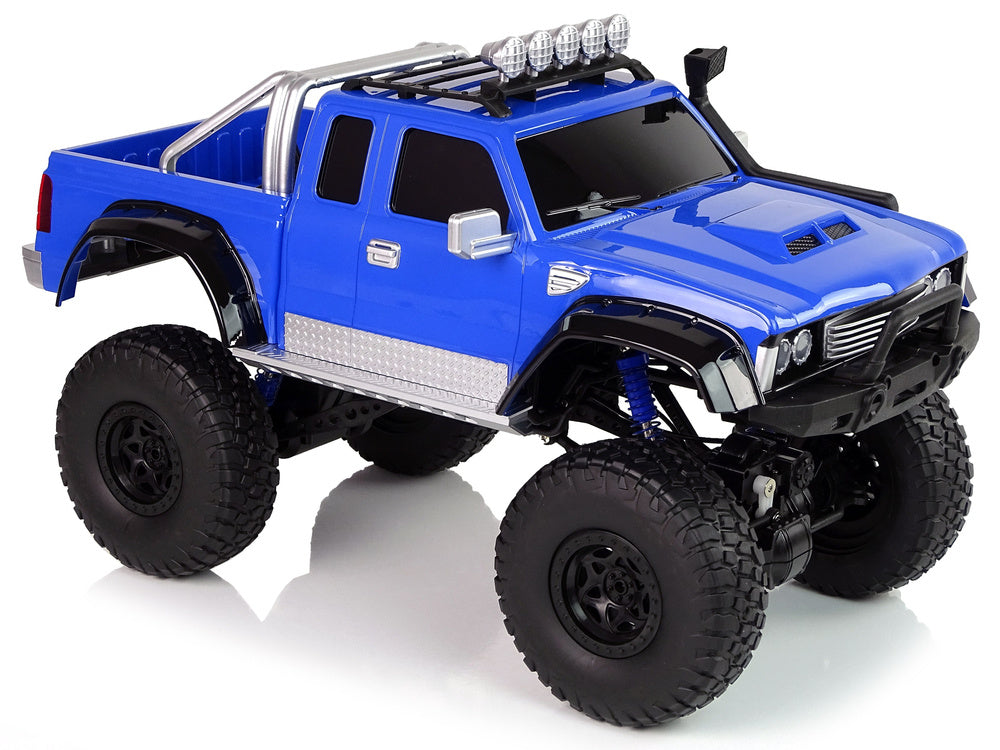 Carro telecomandado todo-o-terreno 4x4 azul 1:8