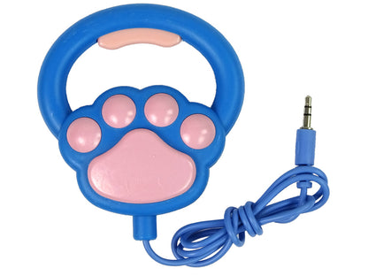 Cão peluche interativo com trela sons e caminhada