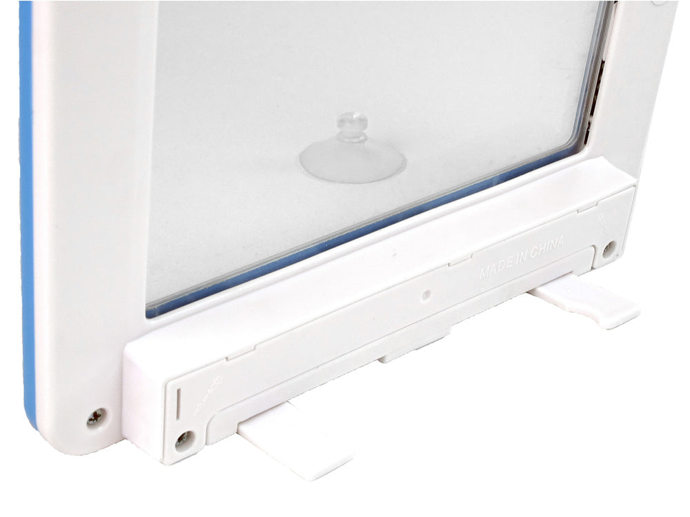 Quadro mágico 3D neon branco azul