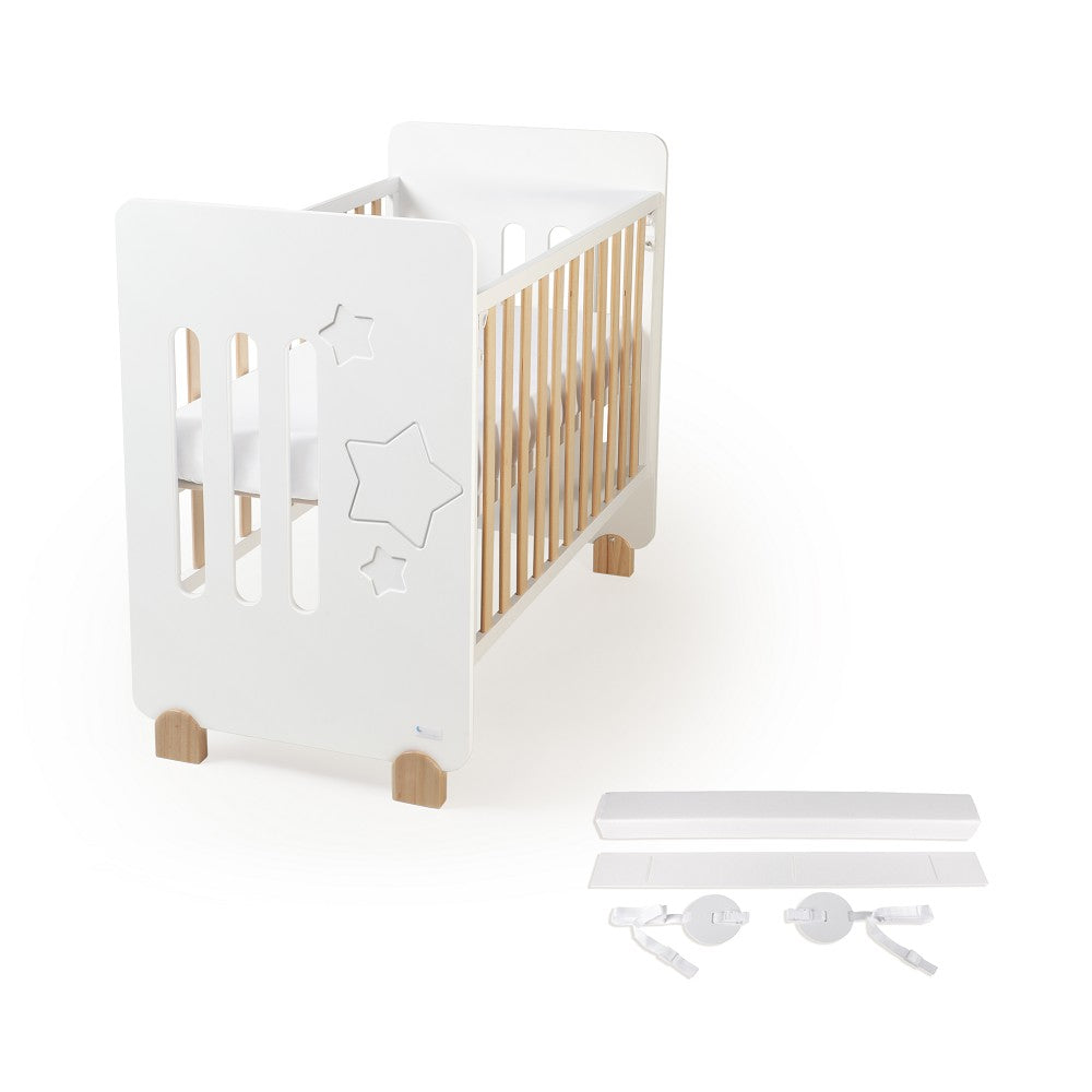 Berço Star Nature + Kit Co-Sleep Interbaby