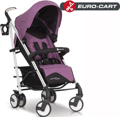 EURO-CART - Carrinho de bebé CROSSLINE Purple