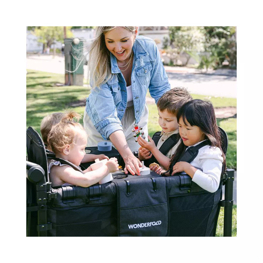 Bandeja Flex Dupla Face para Snacks/Atividades 2.0 com 4 Suportes para Copos para W4