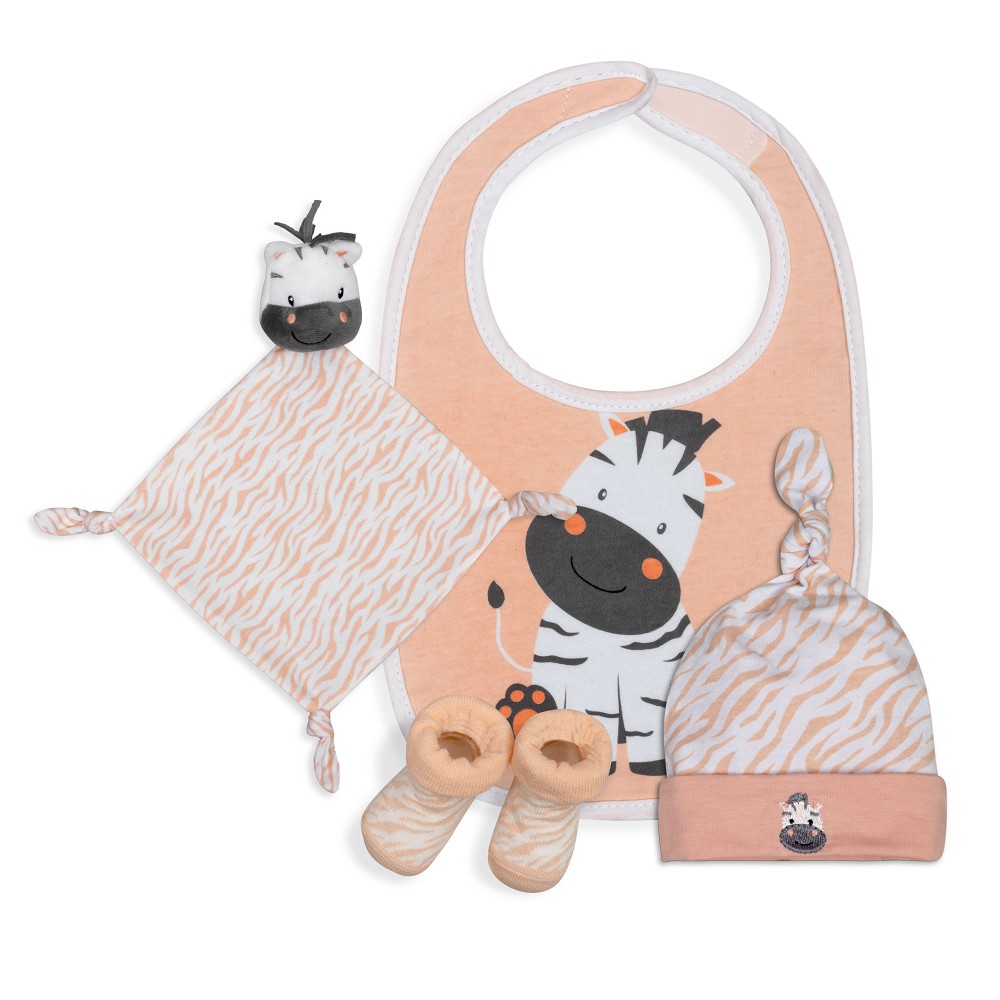 Conjunto Zebra Branco/Rosa Interbaby