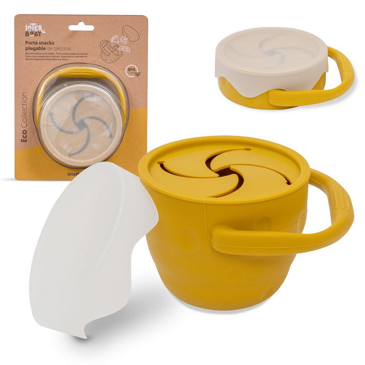 Porta Lanches Dobravel De Silicone Ocr Terra Interbaby