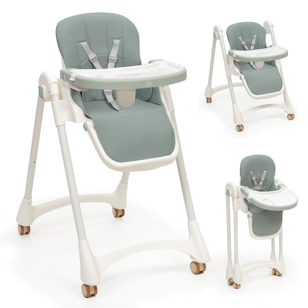 Cadeira papa em Alumínio Verde Interbaby