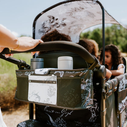 Bolsa com 4 bases para copos - Esboços de Van Gogh