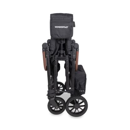 Carrinho de Bebé W4 Luxe Pro de 4 Lugares - Jato Preto