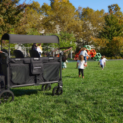 Carrinho de Bebé W6 Pro - Capacidade até 6 crianças - Jato Preto