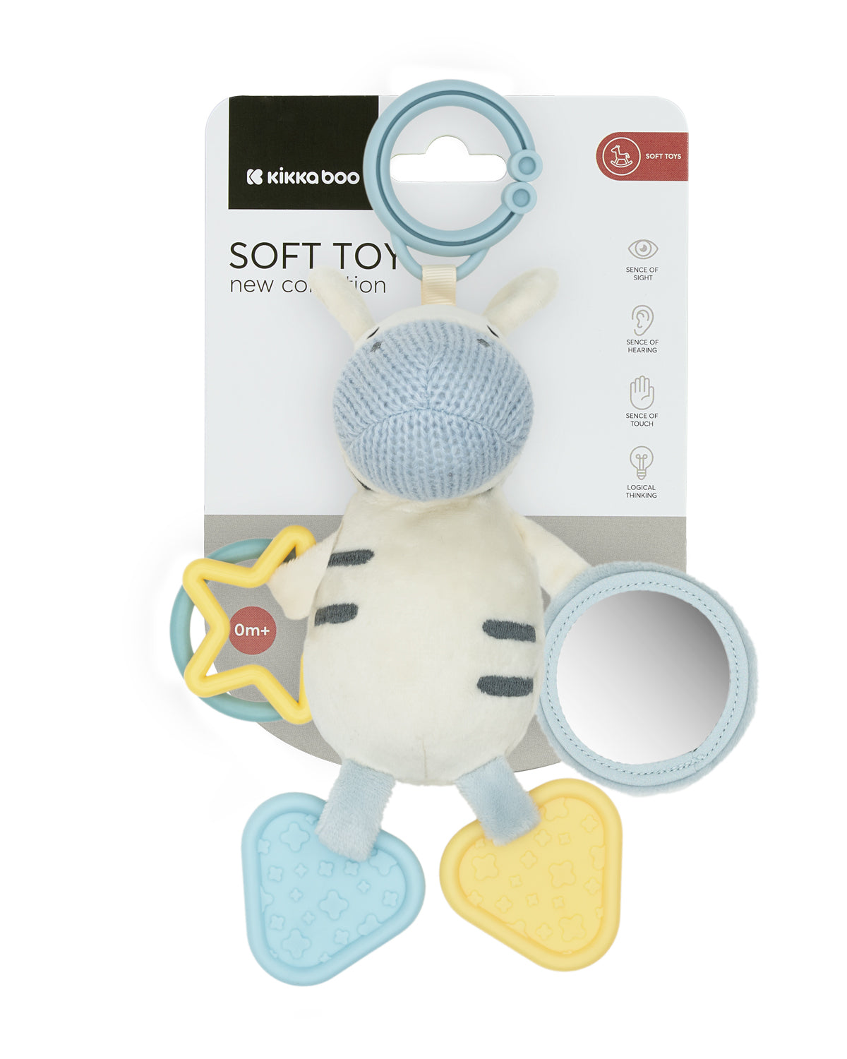 Peluche multissensorial Stripy Friends Kikkaboo