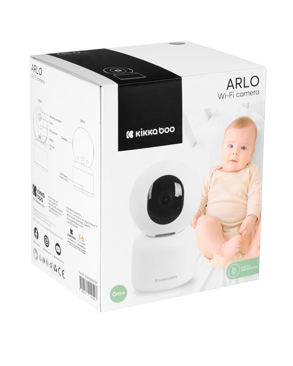 Monitor de bebé Wi-Fi Arlo Kikkaboo