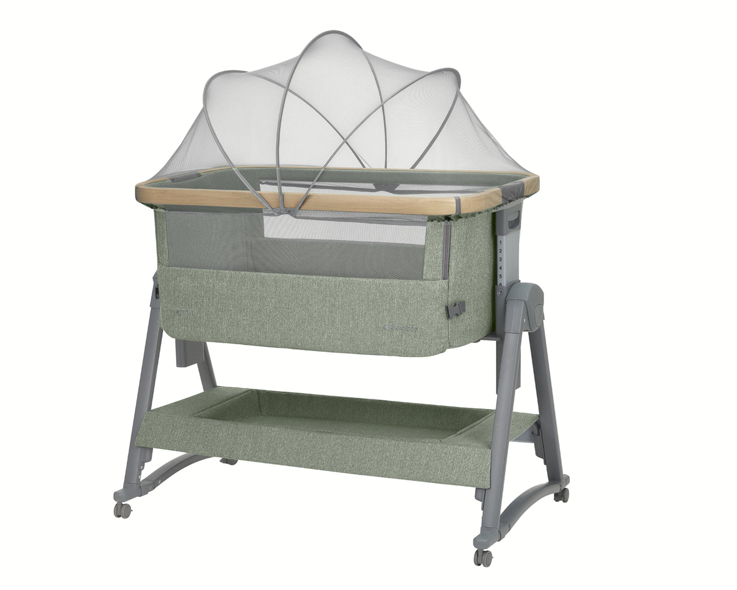 Berço Co-Sleeping Nanna 2 Verde Militar