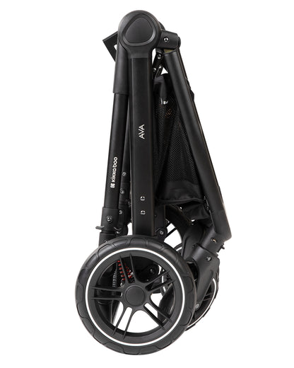 Carrinho de bebé 3 em 1 Ava verde militar com alcofa