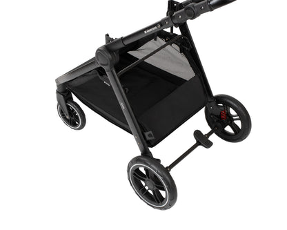 Carrinho de bebé Ava 3 em 1 com alcofa, preto