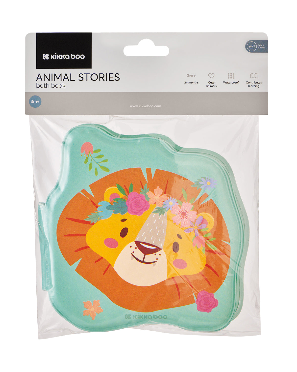 Livro de banho Histórias de animais Kikkaboo