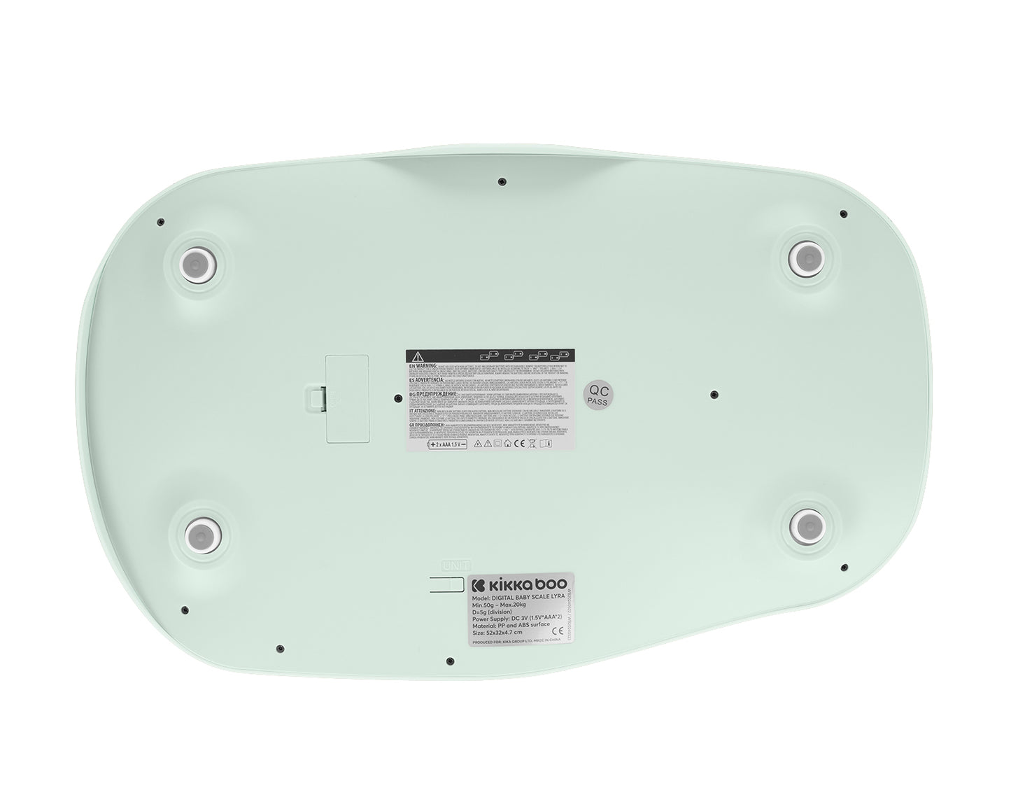 Balança digital para bebé Lyra Mint Kikkaboo