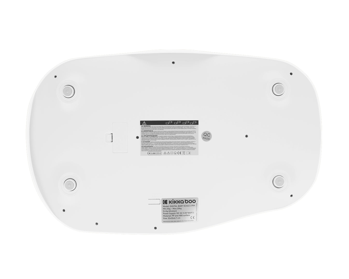 Balança digital para bebé Lyra White