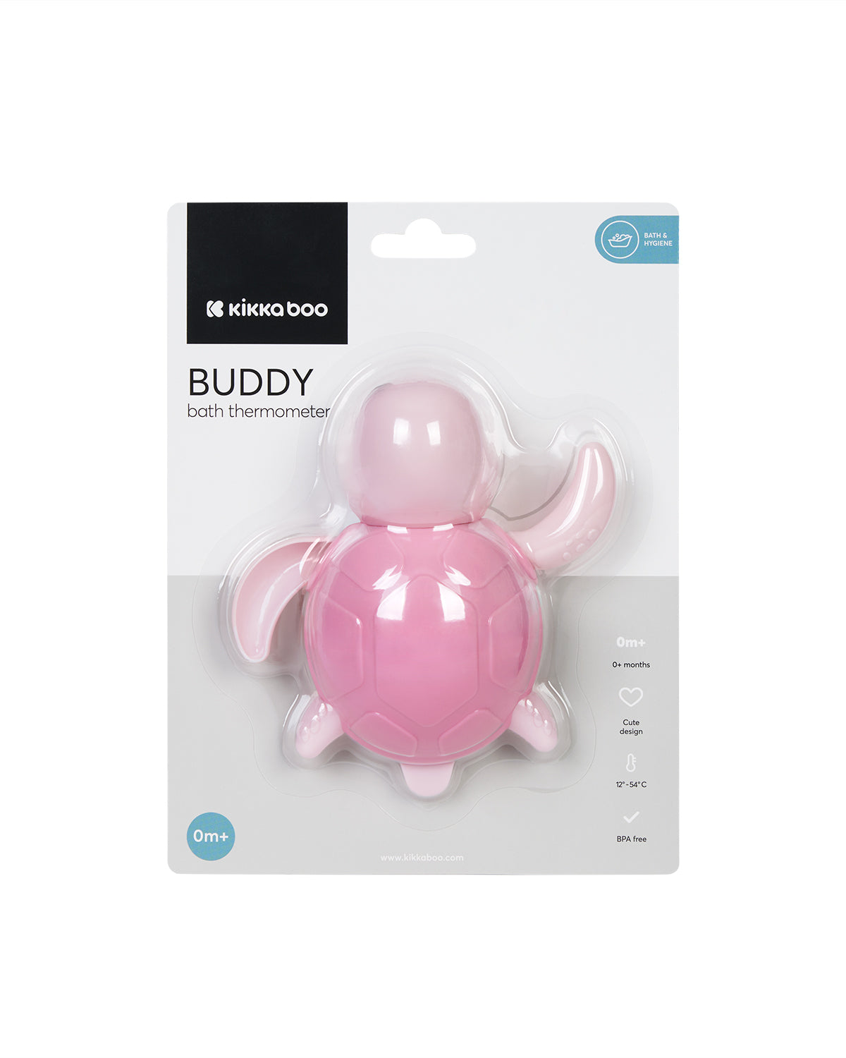 Termómetro de banho Buddy Pink Kikkaboo