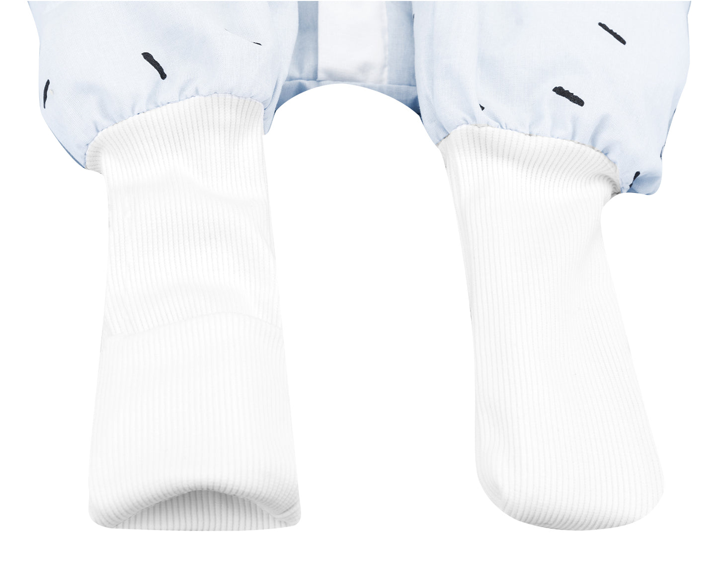 Saco-cama de inverno com pés, 3-4 anos, Blue, com paciência Kikkaboo