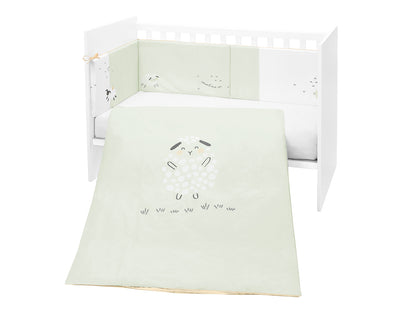 Conjunto de cama de 2 peças estilo UE 60/120 Sleepy Sheep Kikkaboo