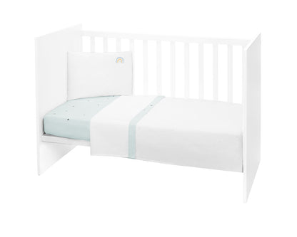 Conjunto de cama de 3 peças estilo UE 60/120 Stripy Friends Kikkaboo