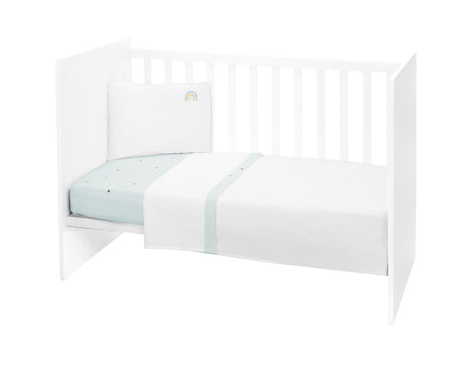 Conjunto de cama de 3 peças estilo UE 60/120 Stripy Friends Kikkaboo