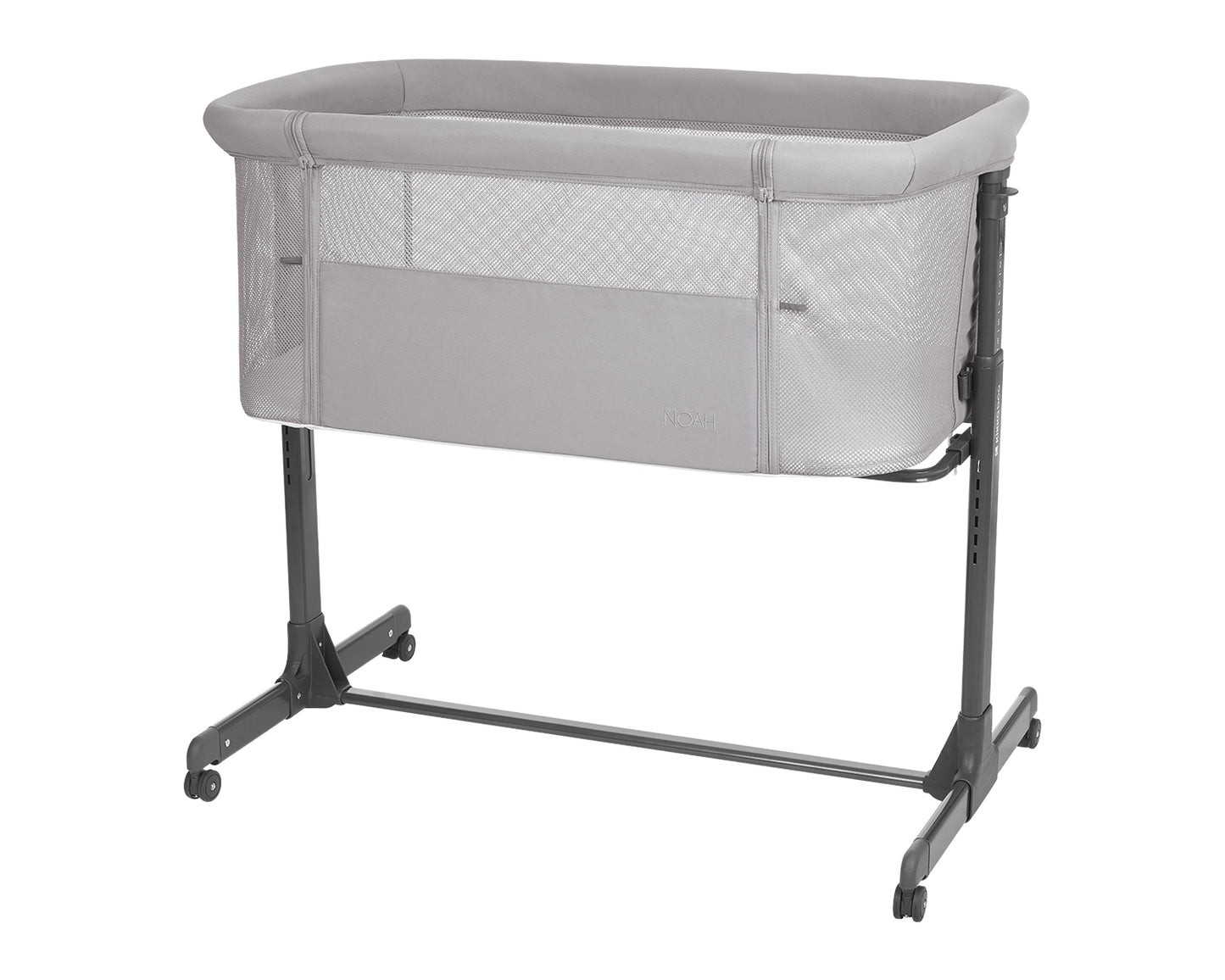 Berço Co-Sleeping Noah Cinza Claro