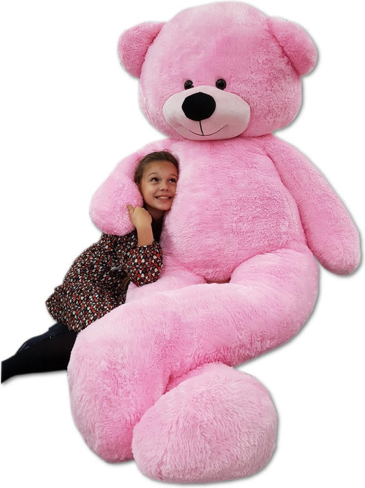 Urso de peluche XXL 220 cm rosa