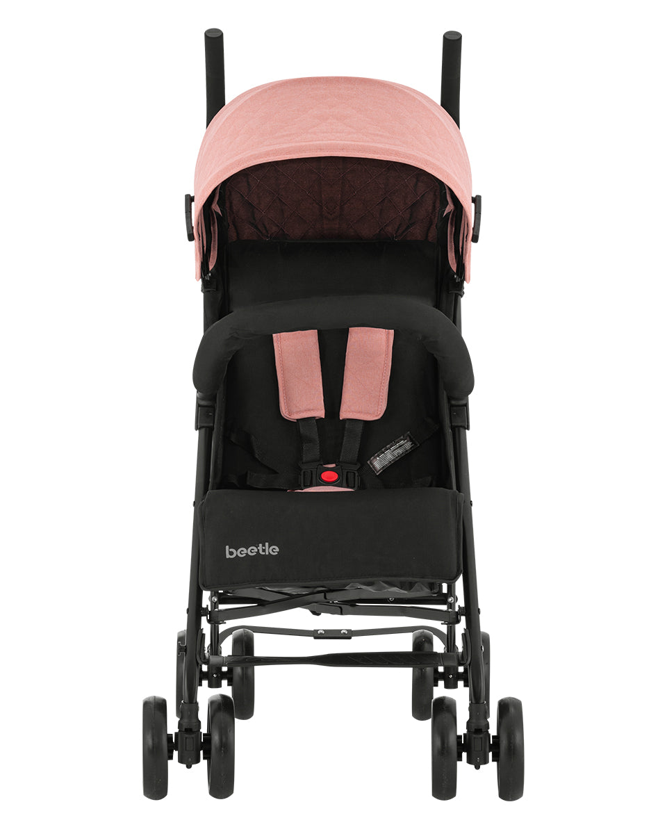 Carrinho de Bebé Carocha Rosa