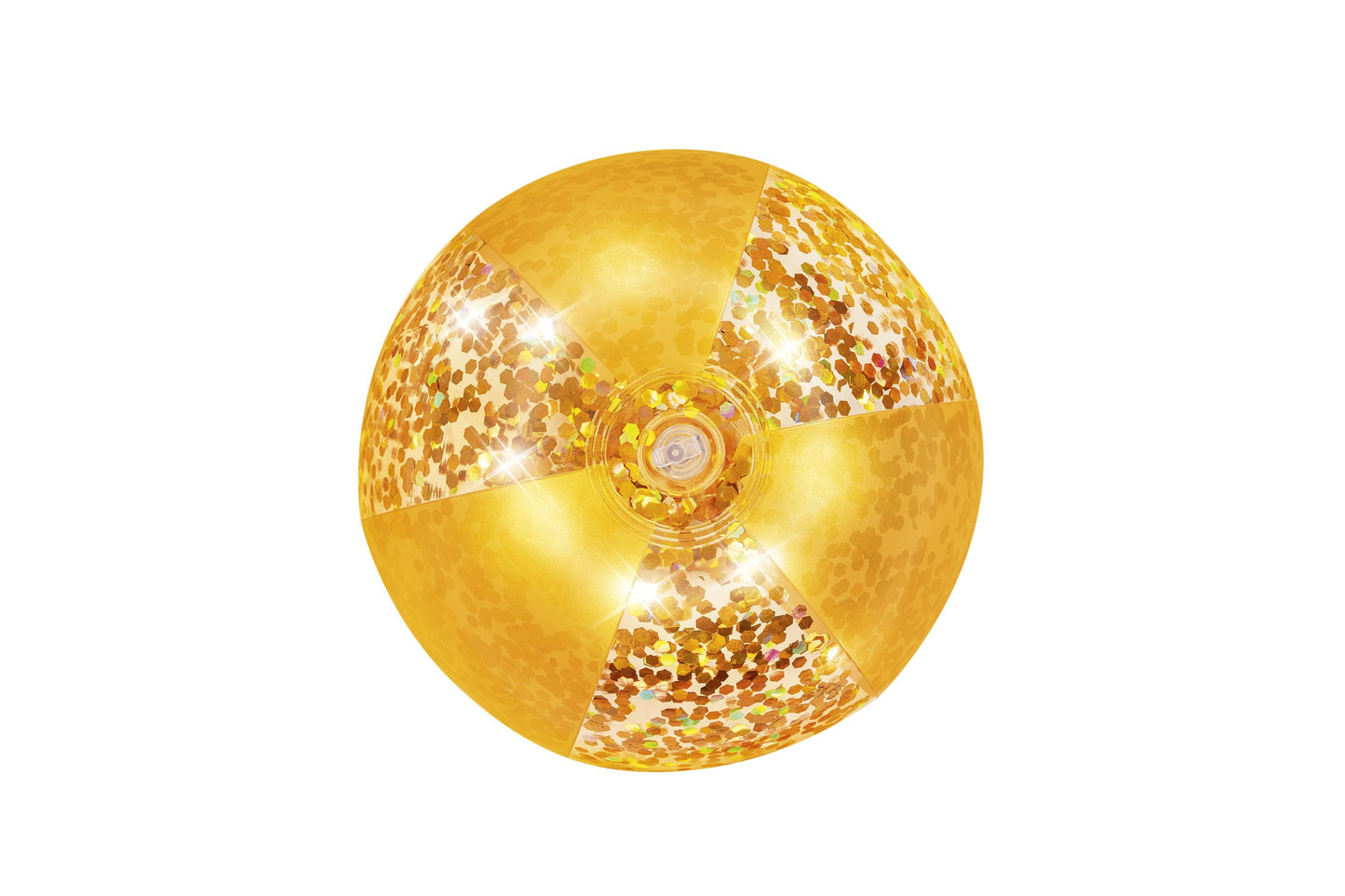 Bola De Praia Com Purpurinas Ouro 41Cm Bestway