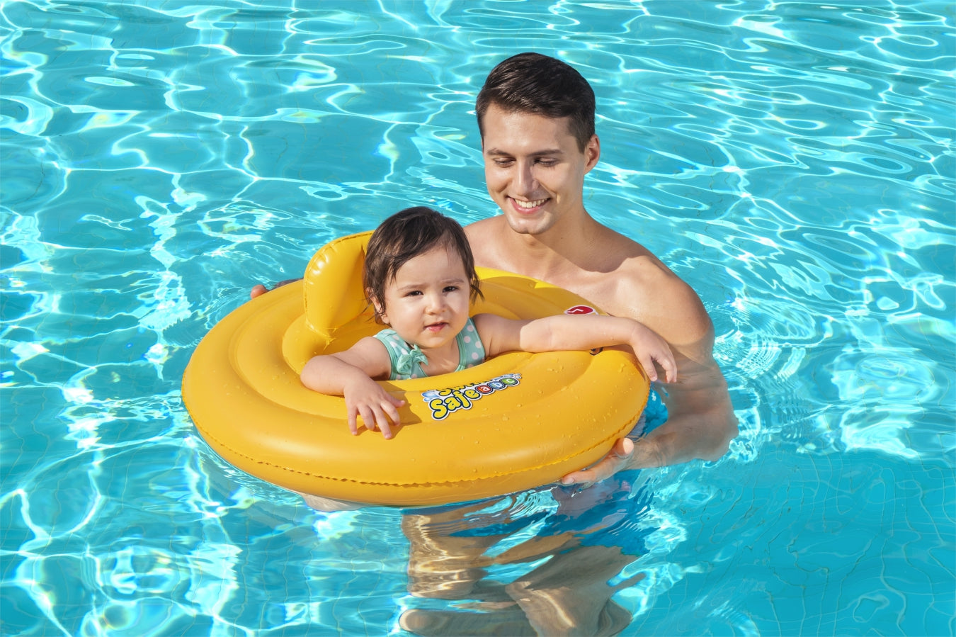 Assento Com Rodas Swim Safe Step A 69 Cm Bestway