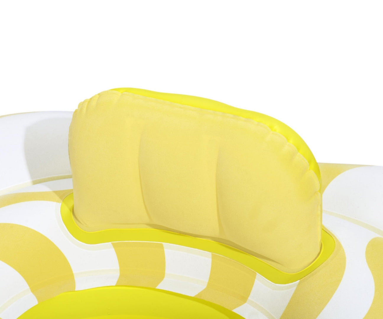 Assento Para Natação Com assento Ondas Amarelas 76Cm X 76Cm Bestway