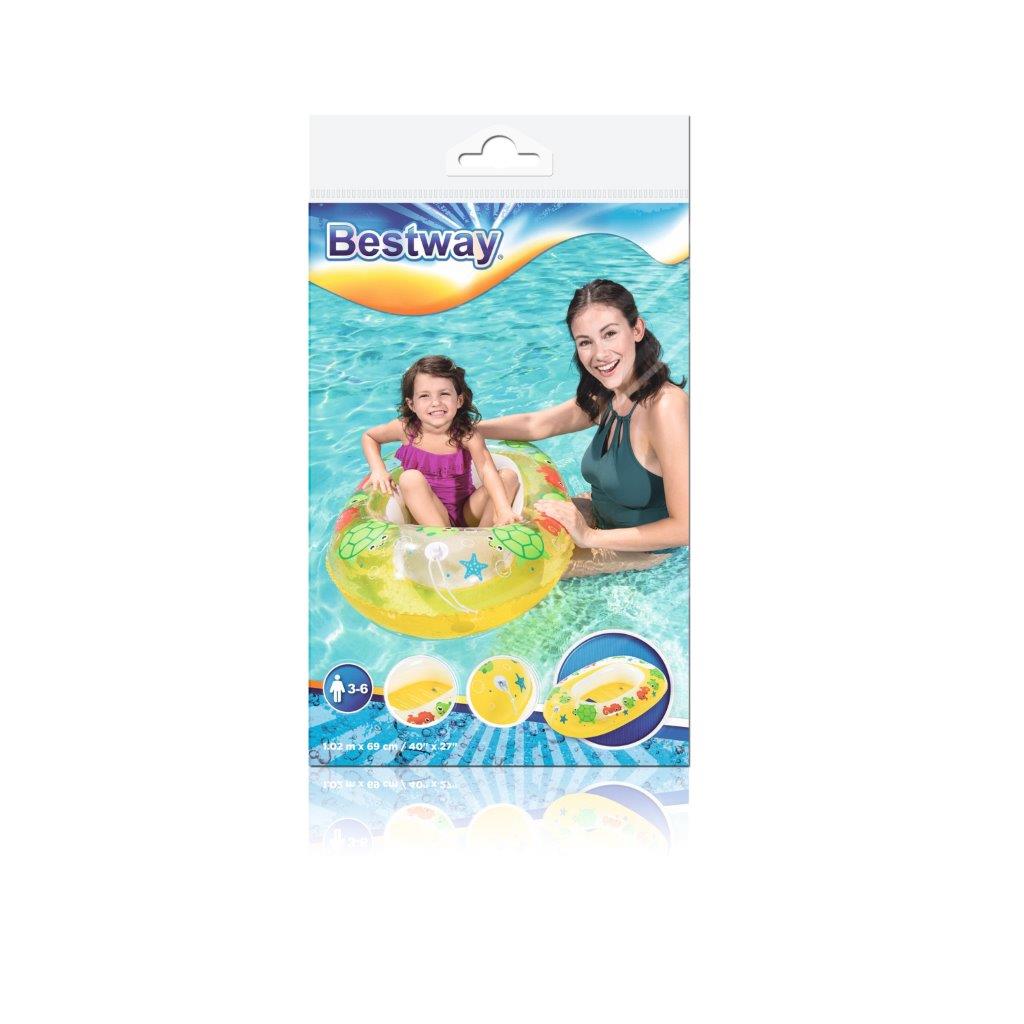 Barco Insuflável Amarelo 1,02M X 69Cm Bestway