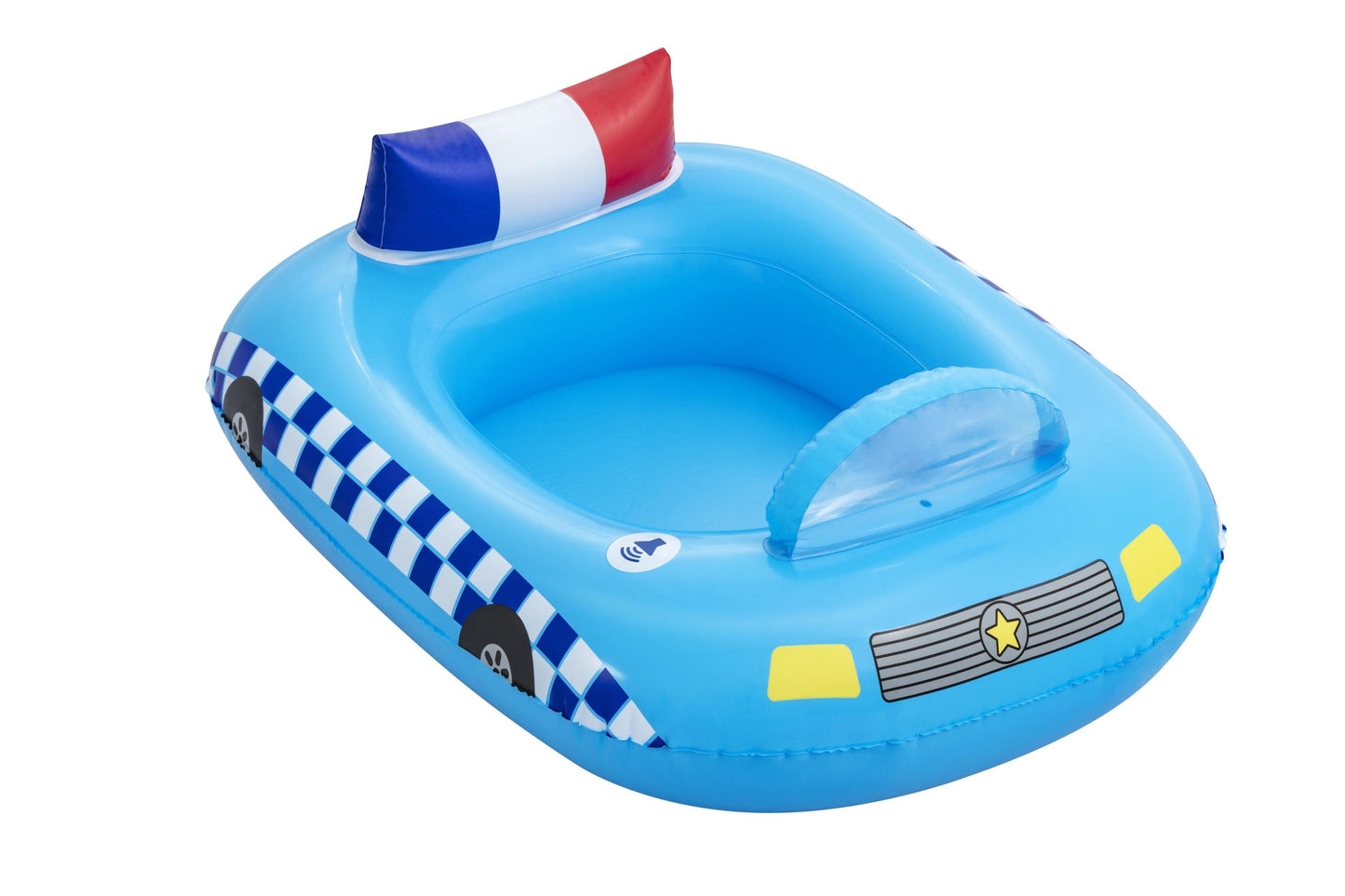Barco Insuflável Da Polícia Com Som 97Cm X 74Cm Bestway