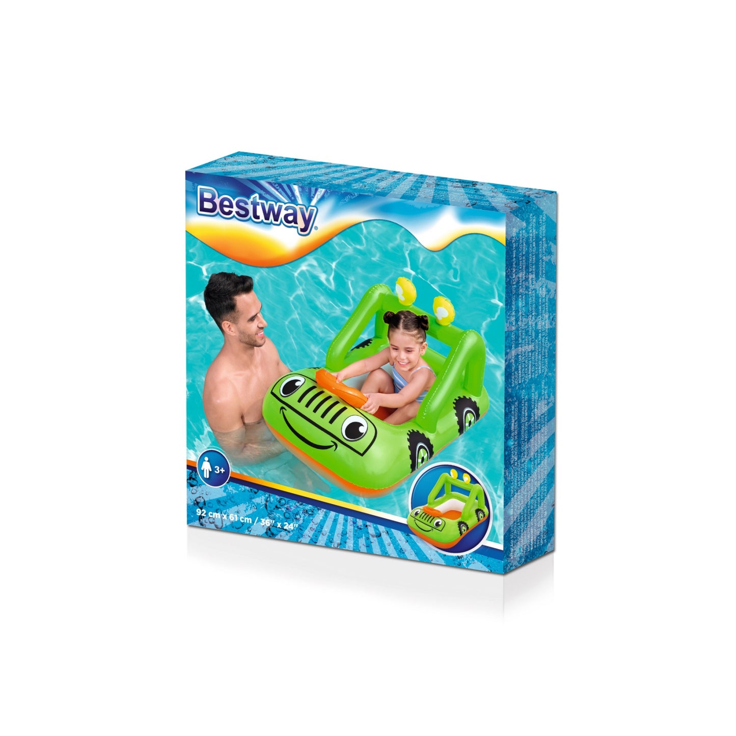 Barco Swim Car 92Cm X 61Cm Bestway